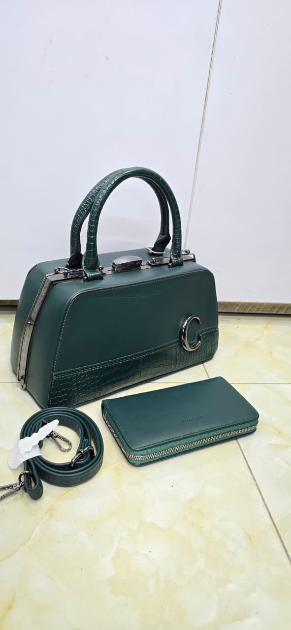 [ 🔥 TODAY OFFER 🔥 + ADDED OFFERS 🤩🤩✨ !!! ] 2 IN 1 Brand New High Quality Stylish and Luxurious Comfortable Ladies Handbag ..Designed With Durability and Functionality ✔👌