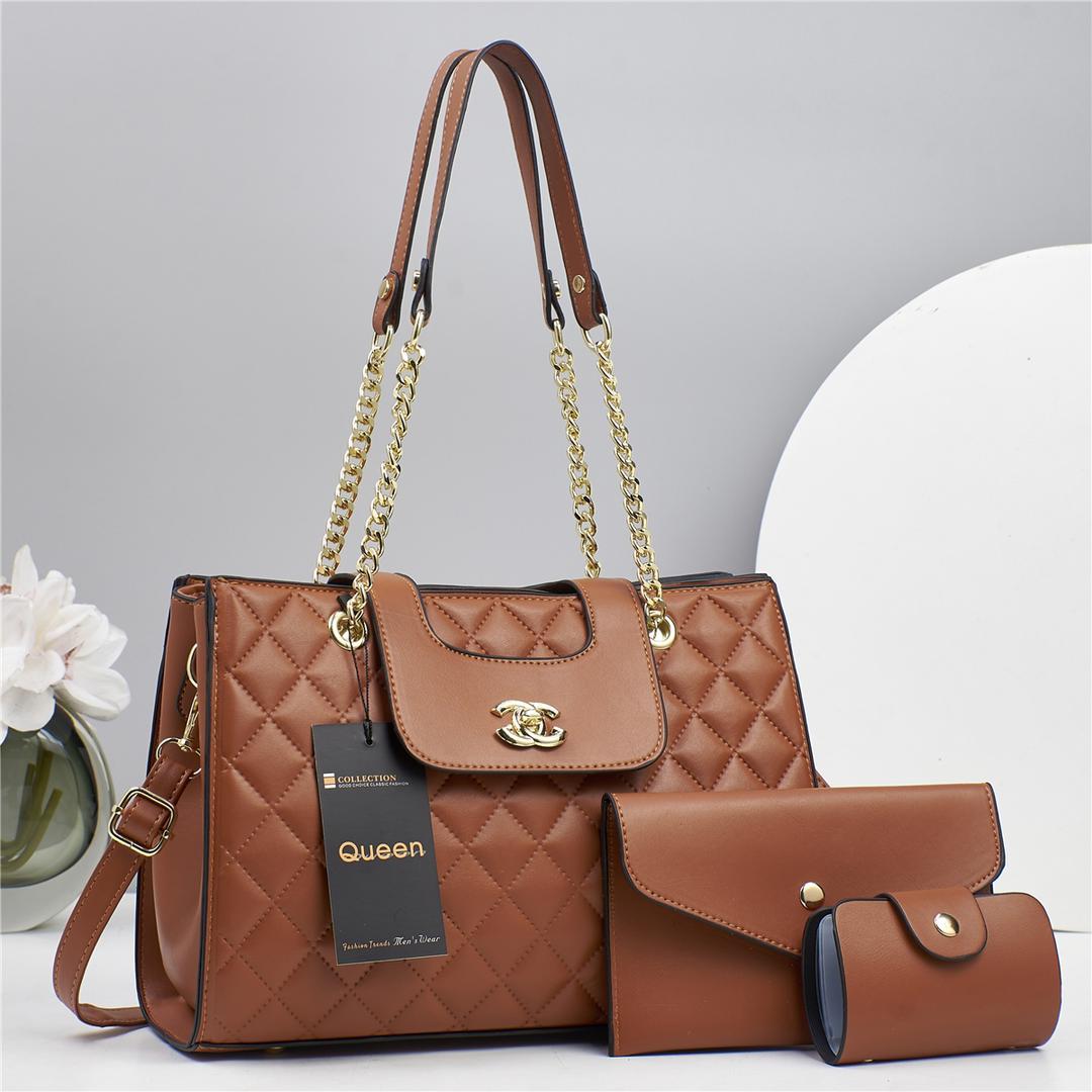 [🔥 SPECIAL PRICE OFFER 🔥 + ADDED OFFERS 🤩🤩✨ !!! ] 2 IN 1 Brand New High Quality Stylish and Luxurious Comfortable Ladies Handbag ..Designed With Durability and Functionality ✔👌