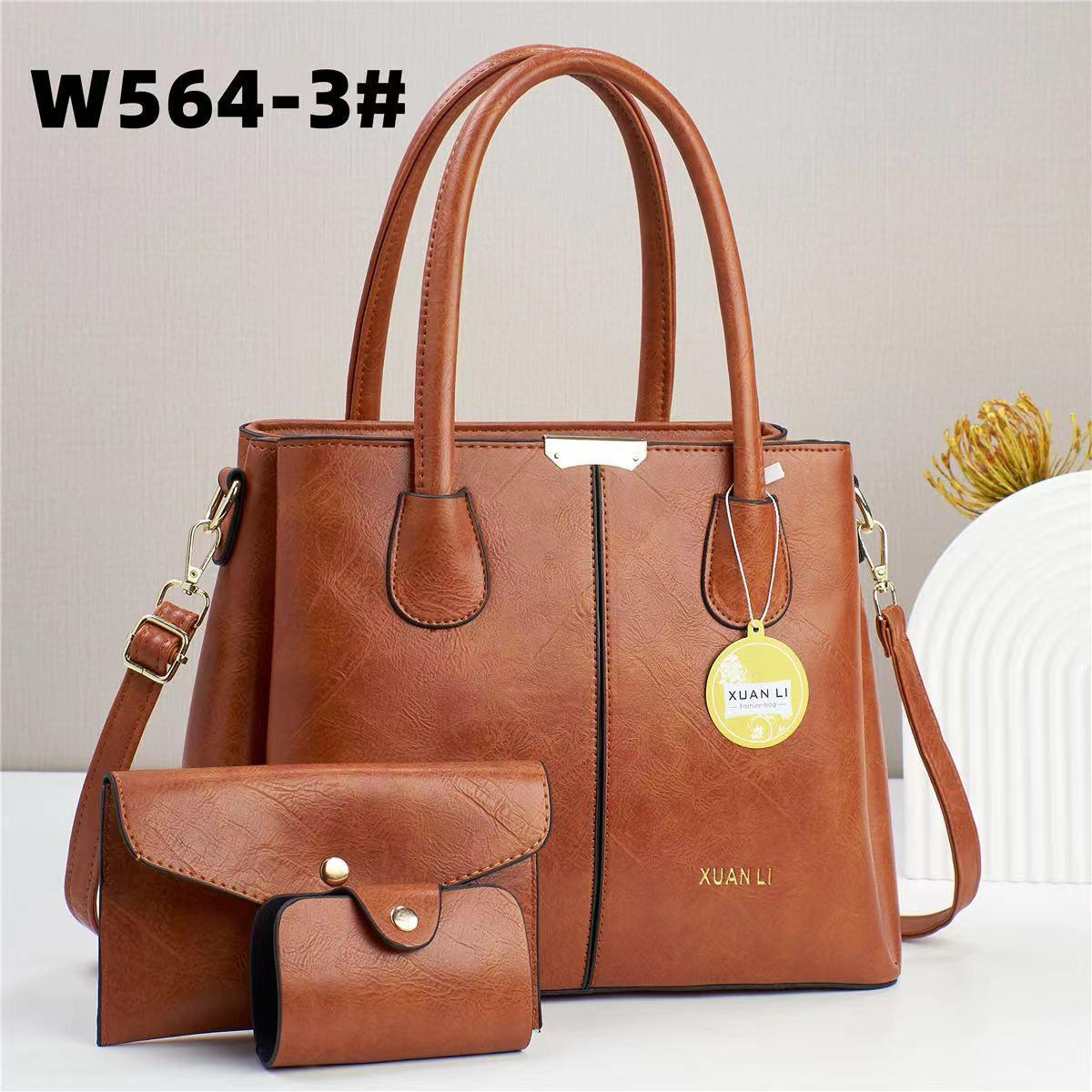 [ GRAB IT AT LOW PRICE+ ⚡ FLASH OFFER ⚡ 🤩🤩✨ !!! ] 3 IN 1 Brand New High Quality Stylish and Luxurious Comfortable Ladies Handbag ..Designed With Durability and Functionality ✔👌 At Affordable Price