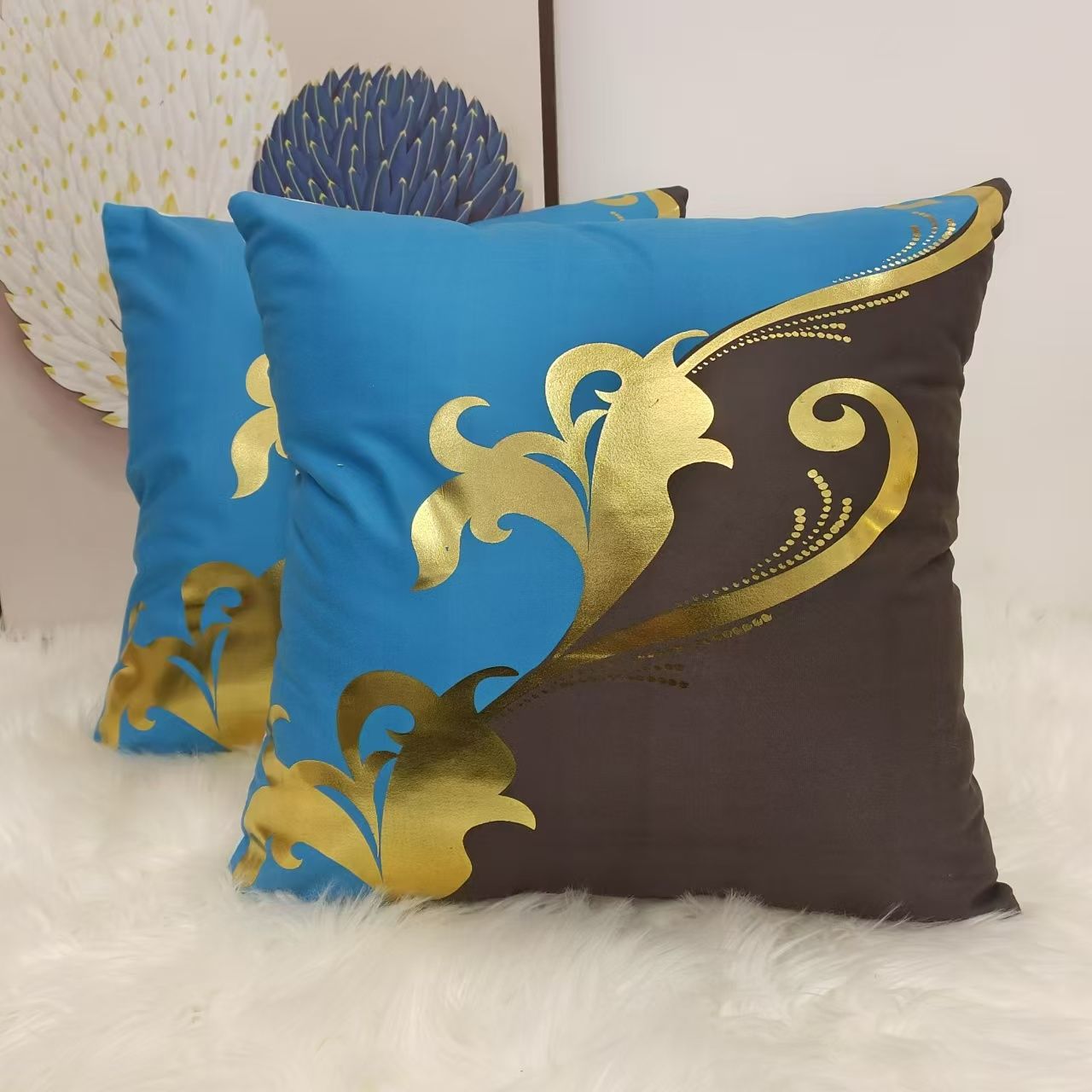 [OFFER !!! OFFER !!! ] 1 pair classy stylish high quality home Gold cases