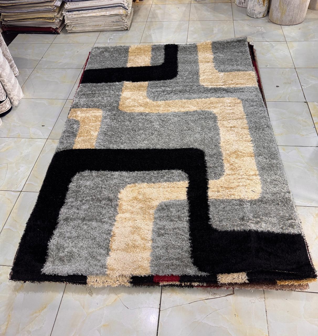 [ EXPERIENCE LUXURY FOR LESS 🤩🤩✨ !!! ] Single Size 7X10 Brand New Exclusive and Enticing Luxurious Turkey soft shaggy carpets For Home and Outdoor Use .Desiring To Serve The Best Experience ✨✔