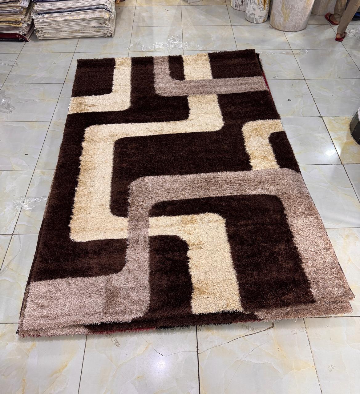 [ EXPERIENCE LUXURY FOR LESS 🤩🤩✨ !!! ] Single Size 7X10 Brand New Exclusive and Enticing Luxurious Turkey soft shaggy carpets For Home and Outdoor Use .Desiring To Serve The Best Experience ✨✔