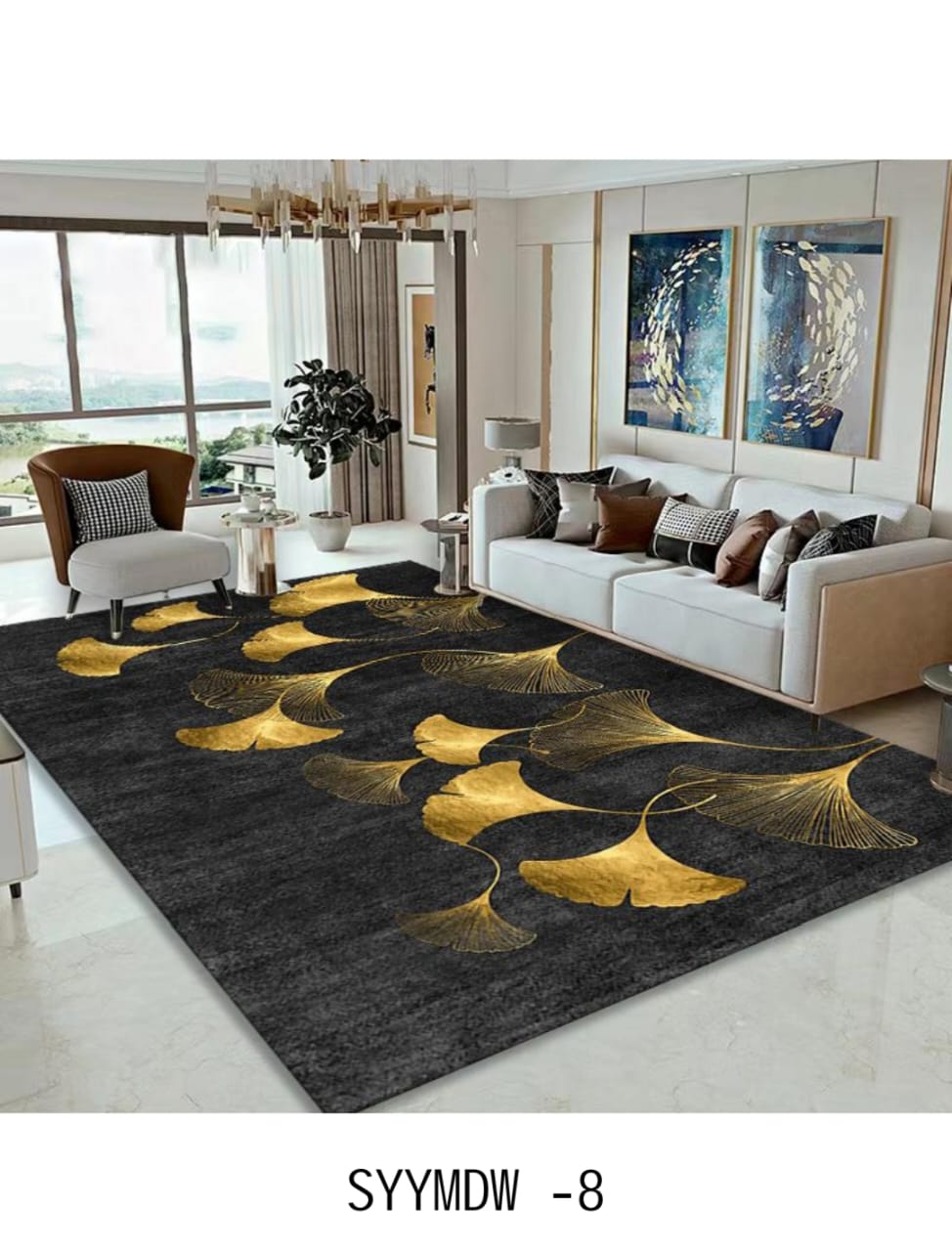 [ 🔥EXPERIENCE LUXURY FOR LESS 🤩🤩✨ !!! ]  1 Pc Size 6X9 Brand New Very High Quality Stylish and Luxurious High density (HD) Carpet at Affordable Price .Desiring To Serve The Best Experience 🔥👌
