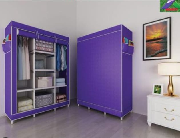 [🔥 LIMITED OFFER JUST FOR YOU🔥 🥑🌽ONLY AT KILIMALL !!! ] 1 Pc Classy Brand New High Quality Stylish and Luxurious Space Saving 3 Column wooden wardrobes,.Designed With Durability and Functionality