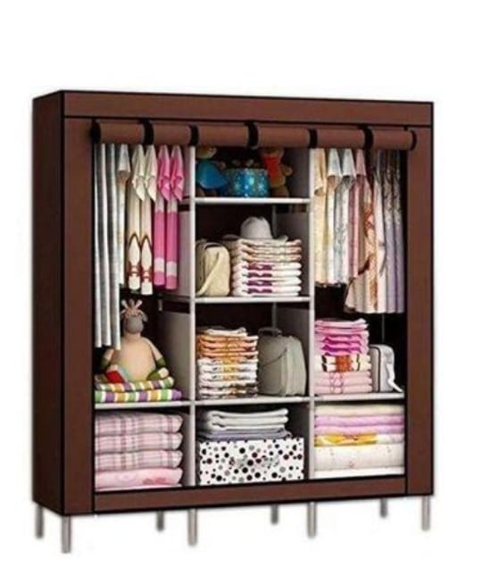 [🔥 LIMITED OFFER JUST FOR YOU🔥 🥑🌽ONLY AT KILIMALL !!! ] 1 Pc Classy Brand New High Quality Stylish and Luxurious Space Saving 3 Column wooden wardrobes,.Designed With Durability and Functionality
