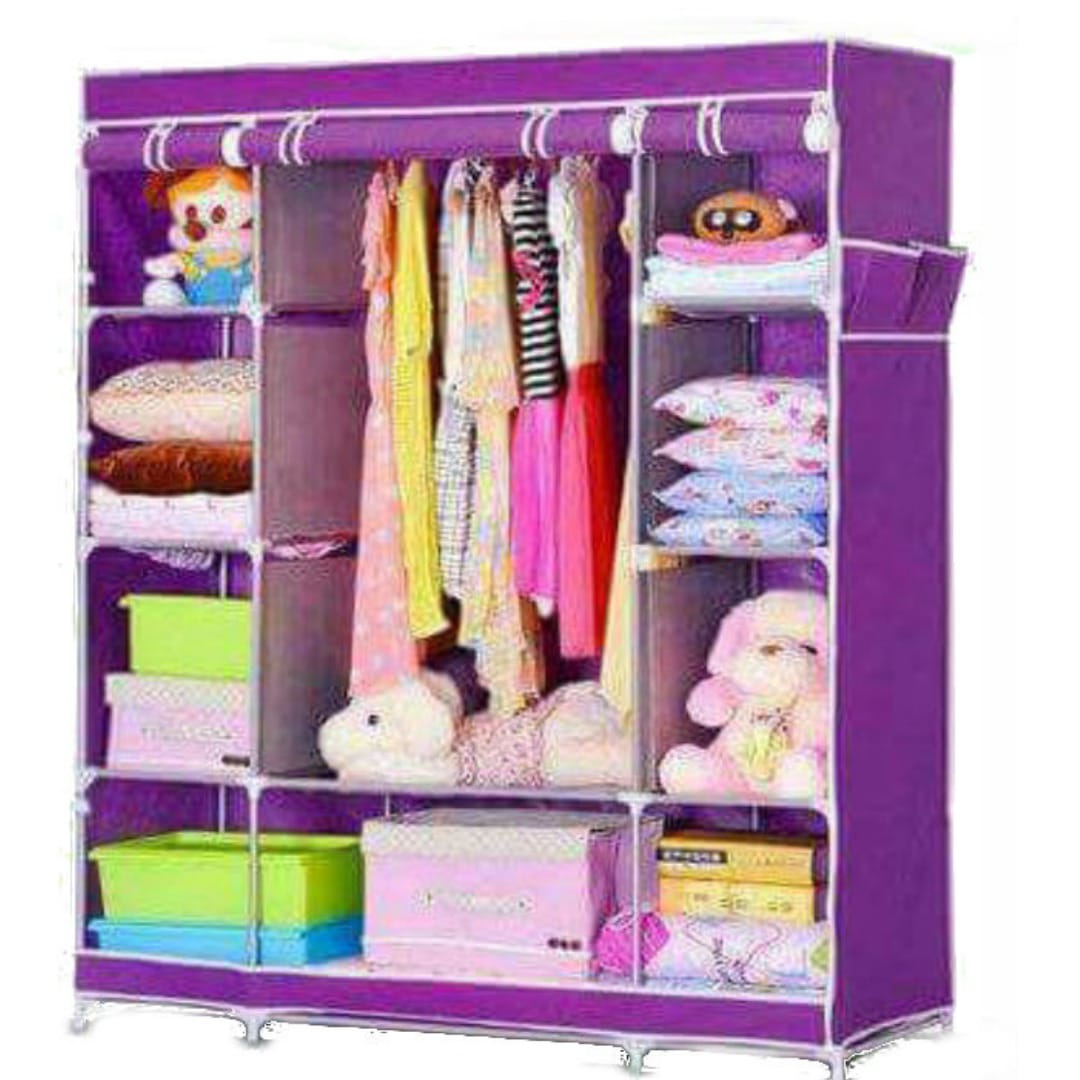 [🔥 LIMITED OFFER JUST FOR YOU🔥 🥑🌽ONLY AT KILIMALL !!! ] 1 Pc Classy Brand New High Quality Stylish and Luxurious Space Saving 3 Column wooden wardrobes,.Designed With Durability and Functionality