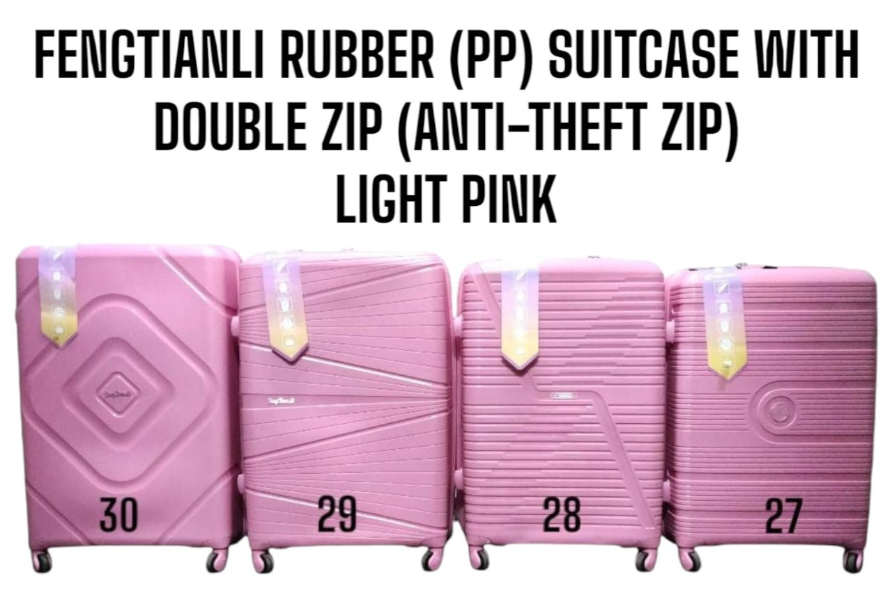 [ TRAVEL IN STYLE 🤩🤩✨ !!! ] 3 IN 1 SIZE 27 Fengtianli PP Fiber  (RUBBER) Double zip suitcase✨.Thats Great For Keeping all Your Necessities Safely Organised While Still Looking Your Absolute Best🔥