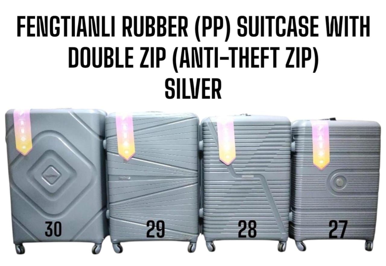 [ TRAVEL IN STYLE 🤩🤩✨ !!! ] 3 IN 1 SIZE 27 Fengtianli PP Fiber  (RUBBER) Double zip suitcase✨.Thats Great For Keeping all Your Necessities Safely Organised While Still Looking Your Absolute Best🔥