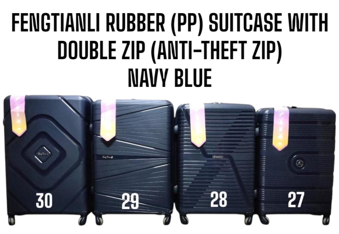 [ TRAVEL IN STYLE 🤩🤩✨ !!! ] 3 IN 1 SIZE 27 Fengtianli PP Fiber  (RUBBER) Double zip suitcase✨.Thats Great For Keeping all Your Necessities Safely Organised While Still Looking Your Absolute Best🔥