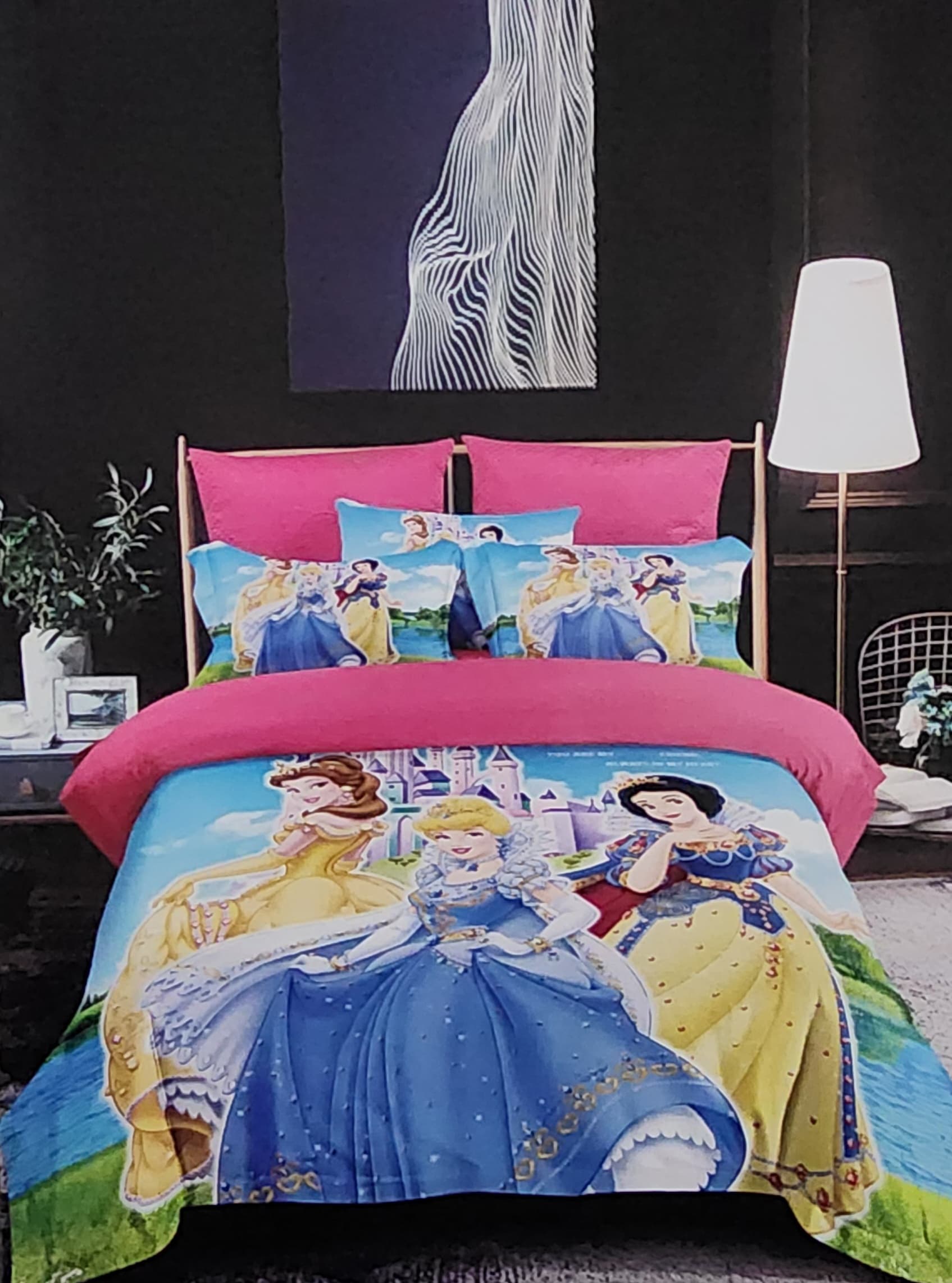 [🔥EXPERIENCE LUXURY FOR LESS 🔥 🥑🌽 !!! ] 3 Pc Size 4X6ft Classy Brand New High Quality Stylish and Luxurious Cartoon duvets With 🔶1pc bedsheet  and 🔶1pc pillowcase at Affordable Price ✨