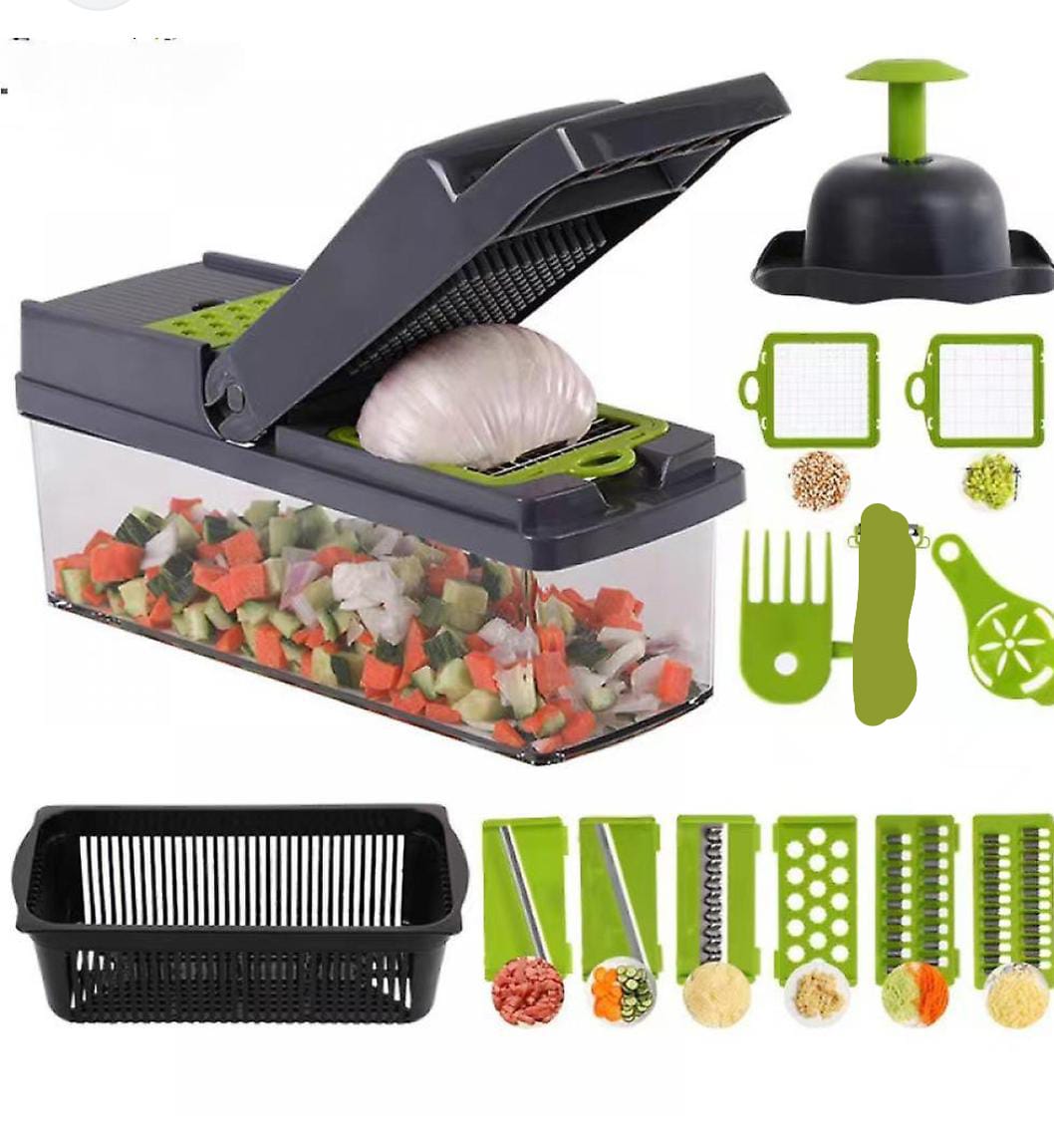 [SPECIAL LIMITED OFFER🔥 🥑🌽ONLY AT KILIMALL !!! ] 16 Pc Classy Brand New Very High Quality Stylish and Elegant Kitchen veggie cutter slicer dicer chopper .Desiring To Serve The Best Experience