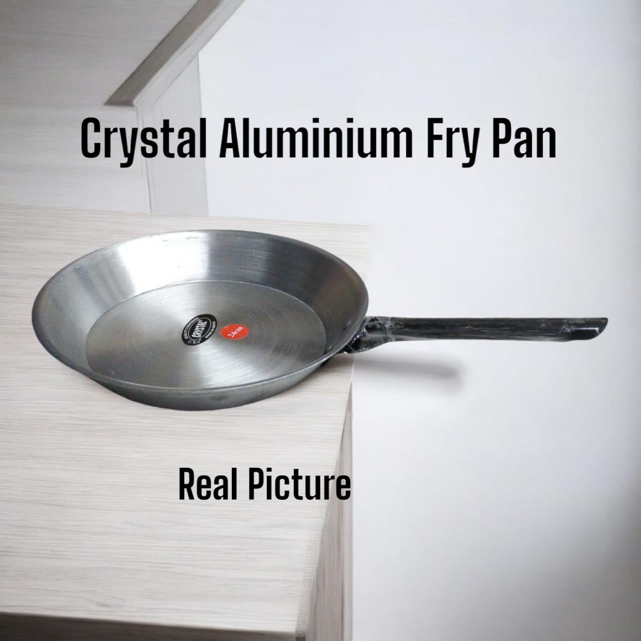 LIMITED STOCK / 🌟 HOT DEAL 1 pc 🍳 Crystal Aluminium Fry Pan – Strong, durable & perfect for everyday cooking!– 350m durable, and built for everyday use with Signature quality!