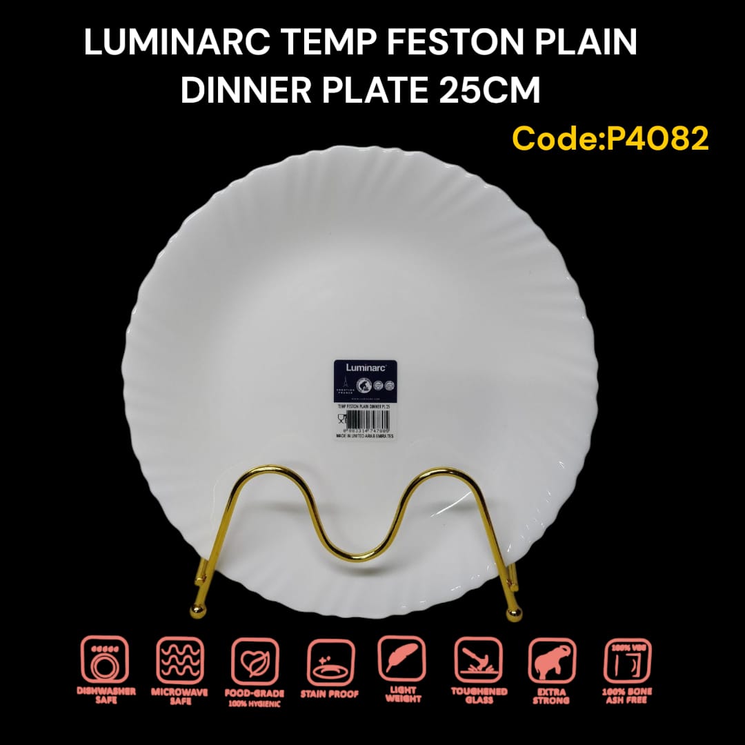 LIMITED STOCK / 🌟 HOT DEAL 6 pcs  Luminarc Festondinner plates – Strong, durable & perfect for everyday use ,and built for everyday use with Signature quality!