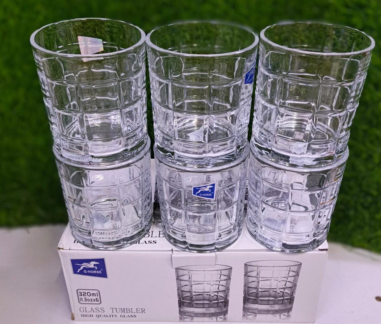 6-Piece Whisky Glass Set | Premium Clear Glass, Elegant & Durable, Dishwasher Safe, Perfect for Whiskey, Spirits, or Home Bar Use