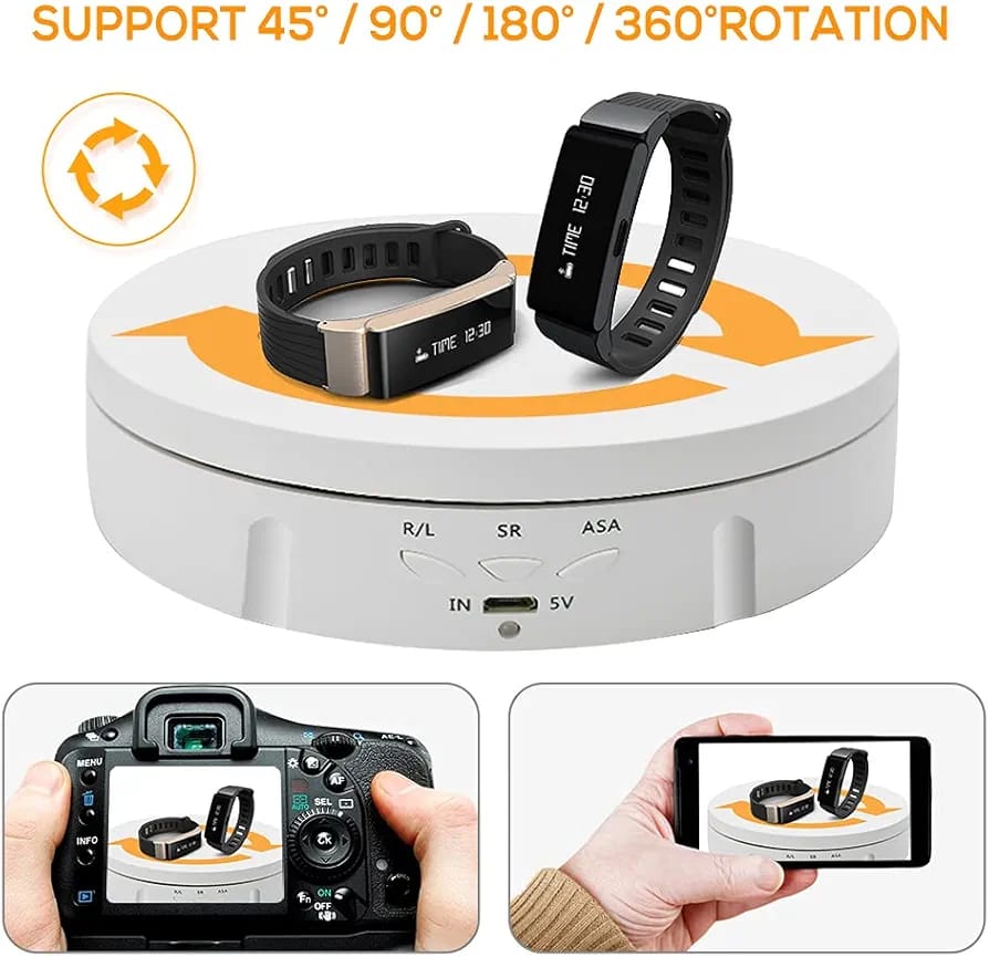1 pc classy high quality Motorized Photography Rotating Display/turntable