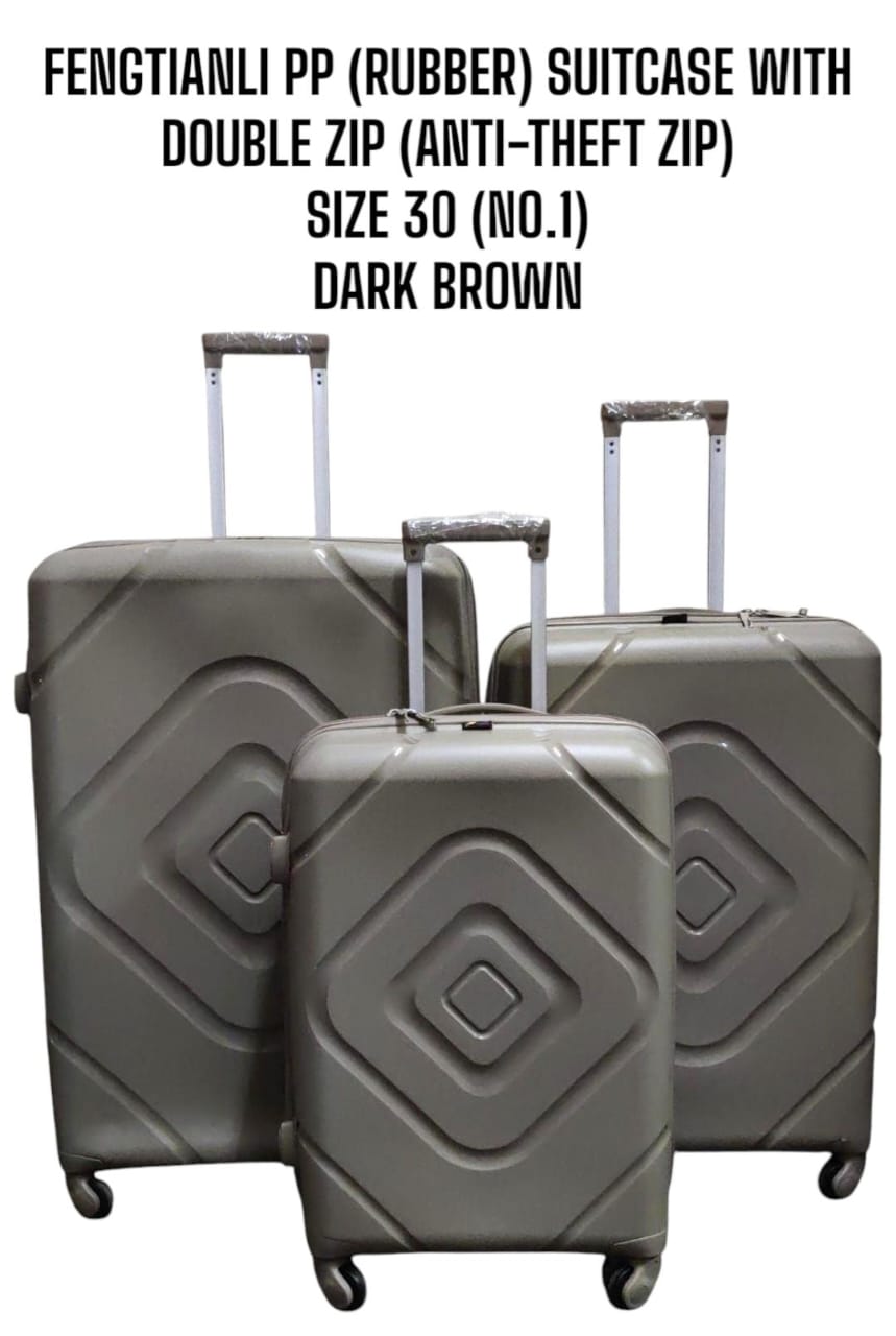 [ TRAVEL IN STYLE 🤩🤩✨ !!! ] 3 IN 1 Size 30 " Brand New High Quality Stylish and Luxurious Durable Fengtiali PP Suitcases Desiring To Serve The Best Experience