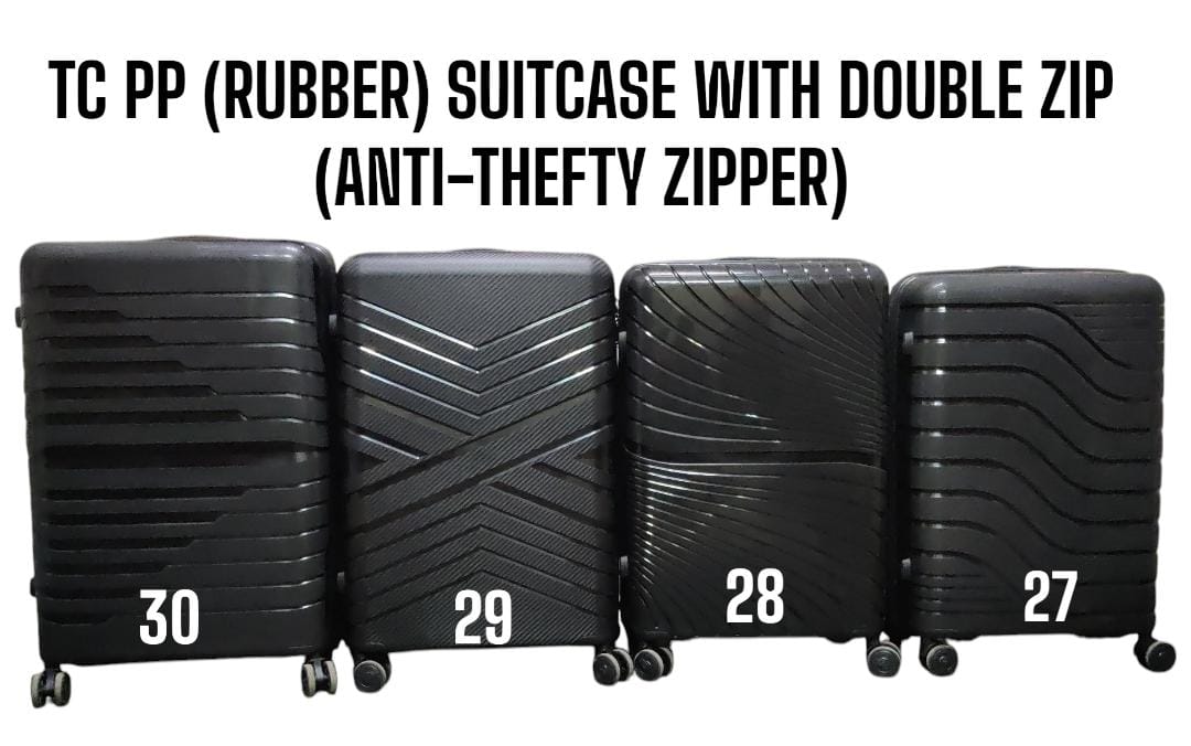 [ 💥 HOT OFFER 💥 !!! ] 3 IN 1 Size 28" Brand New High Quality Stylish and Luxurious Durable TC PP (RUBBER) FIBER WITH DOUBLE ZIP (ANTI THEFT ZIPPER) . Desiring To Serve The Best Experience