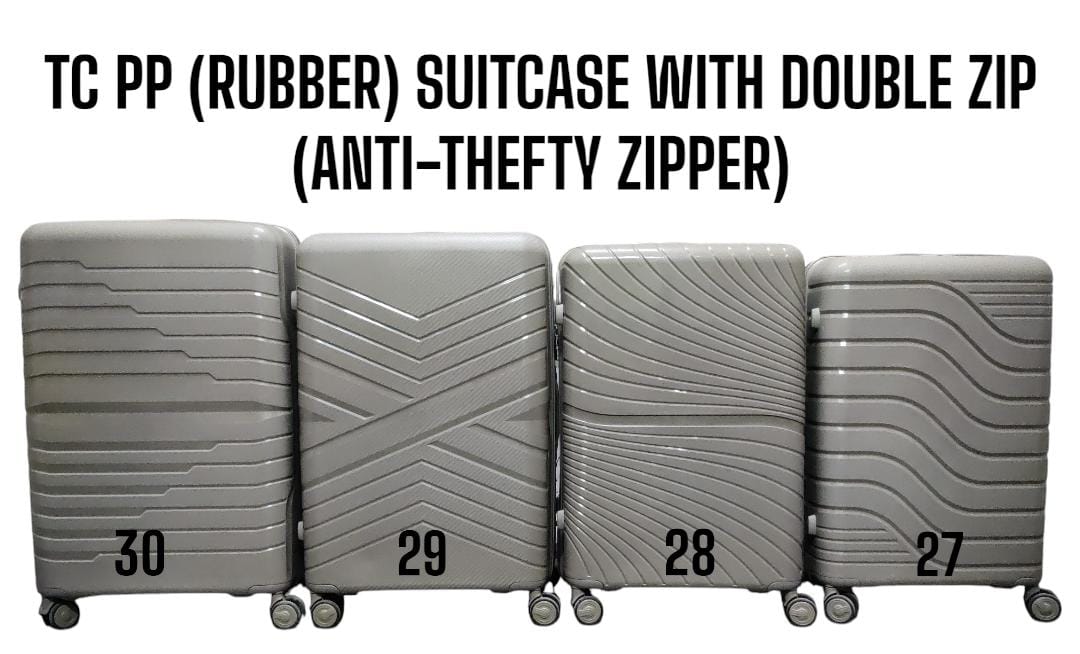 [ 💥 HOT OFFER 💥 !!! ] 3 IN 1 Size 28" Brand New High Quality Stylish and Luxurious Durable TC PP (RUBBER) FIBER WITH DOUBLE ZIP (ANTI THEFT ZIPPER) . Desiring To Serve The Best Experience