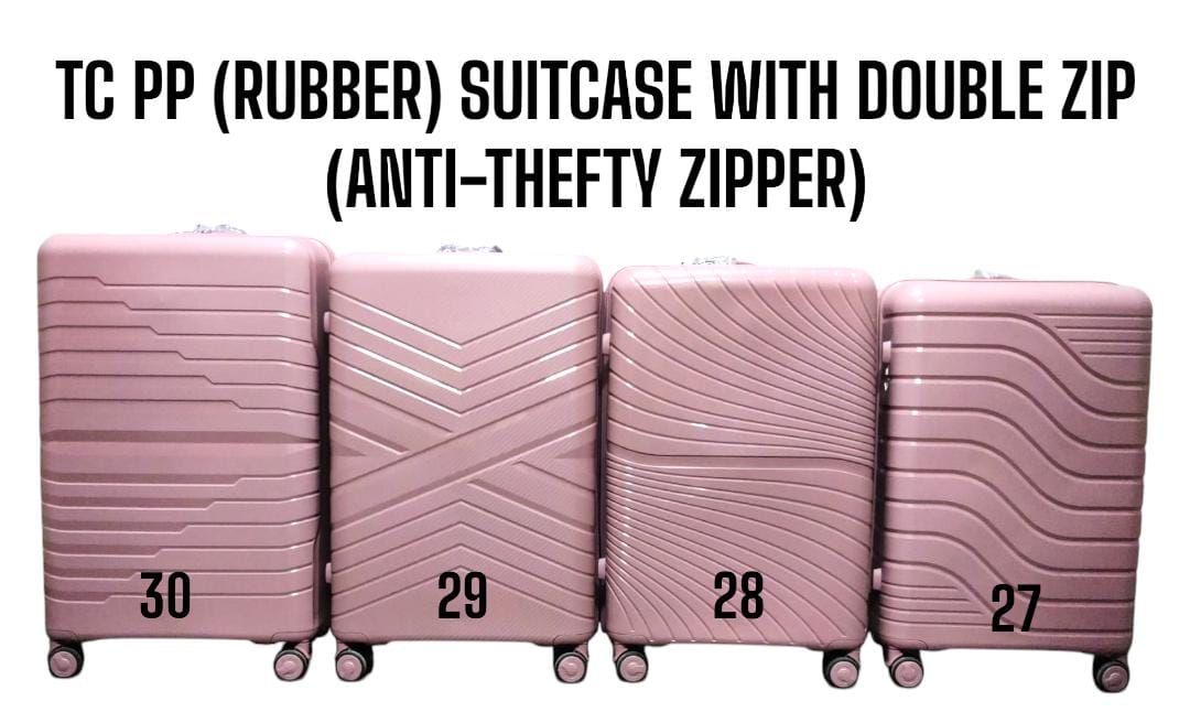 [ ⚡ FLASH OFFER ⚡ ] 3 IN 1 Size 30" Brand New High Quality Stylish and Luxurious Durable TC PP (RUBBER) FIBER WITH DOUBLE ZIP (ANTI THEFT ZIPPER) . Desiring To Serve The Best Experience