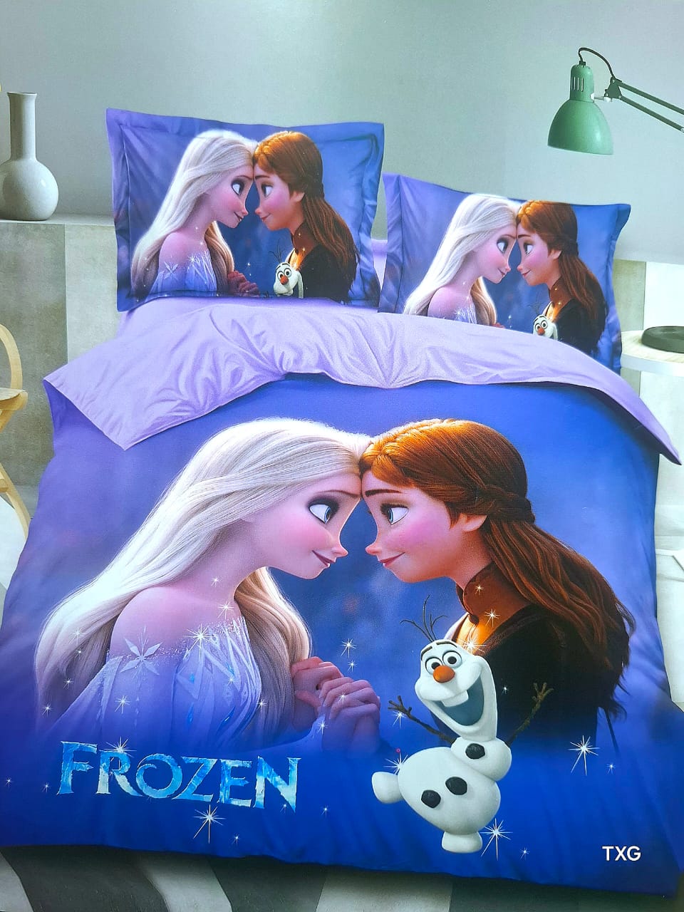 [ NEW LIMITED OFFER 🤩🤩✨ !!! ] 3 Pcs Size 4X6  Brand New Classy Stylish and Luxurious Cartoon themed duvets with  1 bedsheet and 1 pillowcases,Desiring To Serve The Best Experience