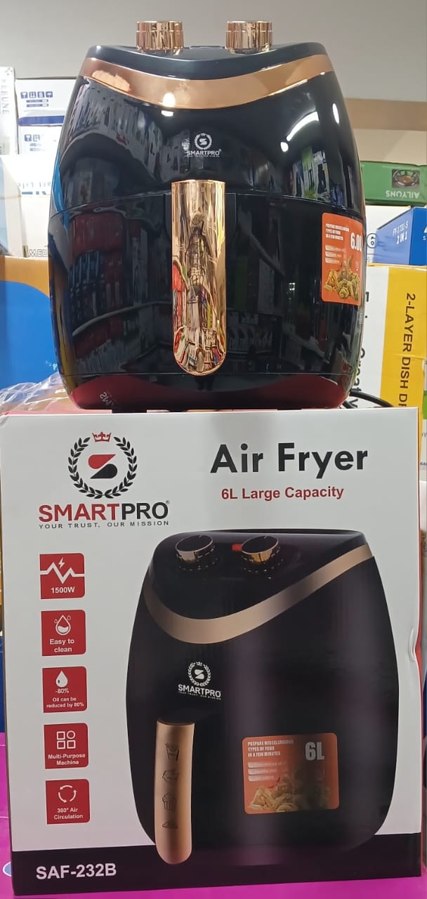 [🔥NEW LIMITED OFFER 🤩🤩✨ !!! ] 1 Pc Brand New Very High Quality Stylish and Luxurious Kitchen SmartPro Air Fryer at an Exclusive and Enticing Offer.Desiring To Serve The Best Experience