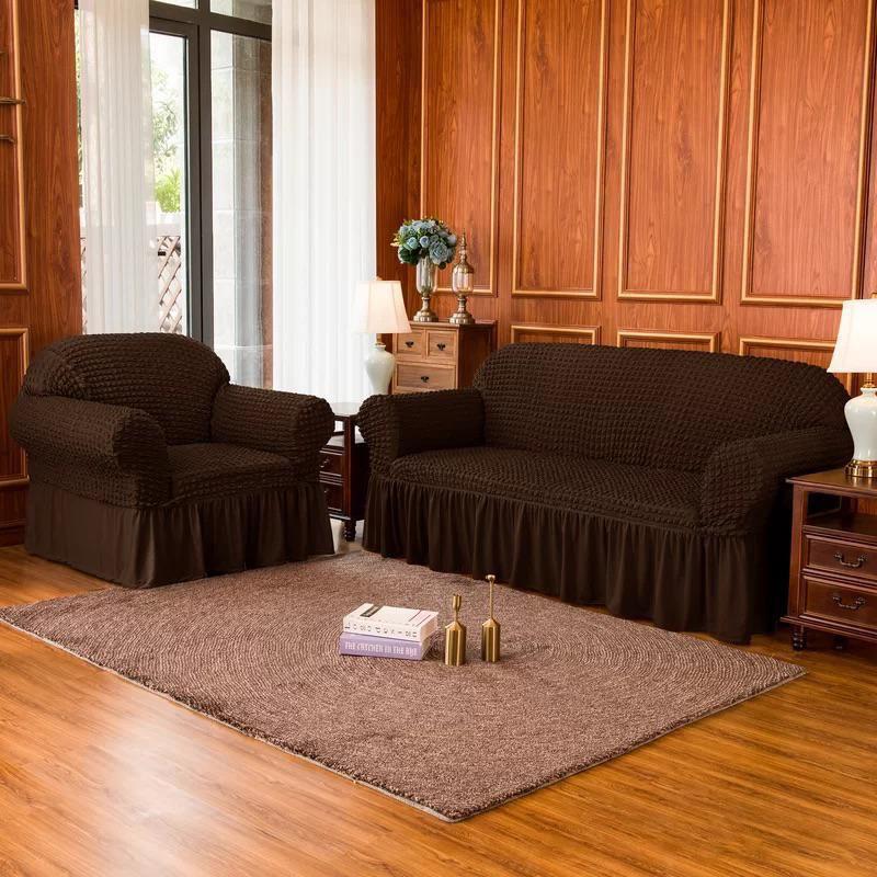 🛋️ Loose Sofa Cover Set 5-Seater (3:1:1) 🌟 Upgrade & protect your sofas ✨ Washable, stylish & durable 💯 Quick installation 🏡 Great for family use