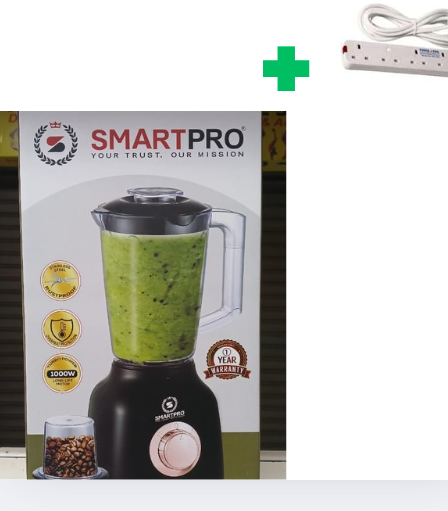 [🔥SPECIAL LIMITED OFFER🔥 🥑🌽ONLY AT KILIMALL !!!] 2 IN 1 Classy Brand New Stylish SmartPro blender Designed with Durability and Functionality. Comes with a Free Extension.
