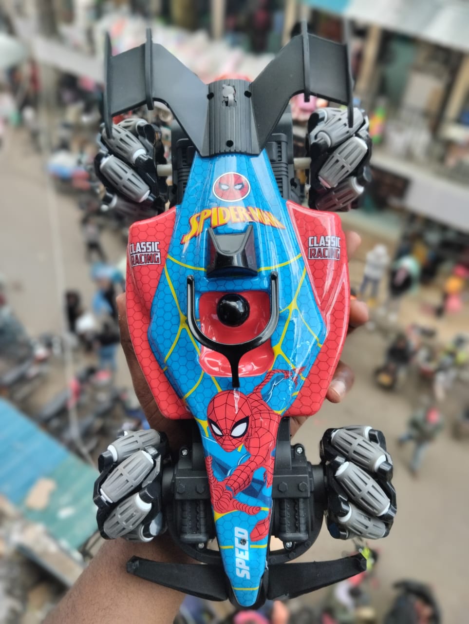 💥 HOT OFFER 💥1pc Rechargeable & Remote Controlled Spiderman Spraying Drift Car – Kids’ RC Fun Toy