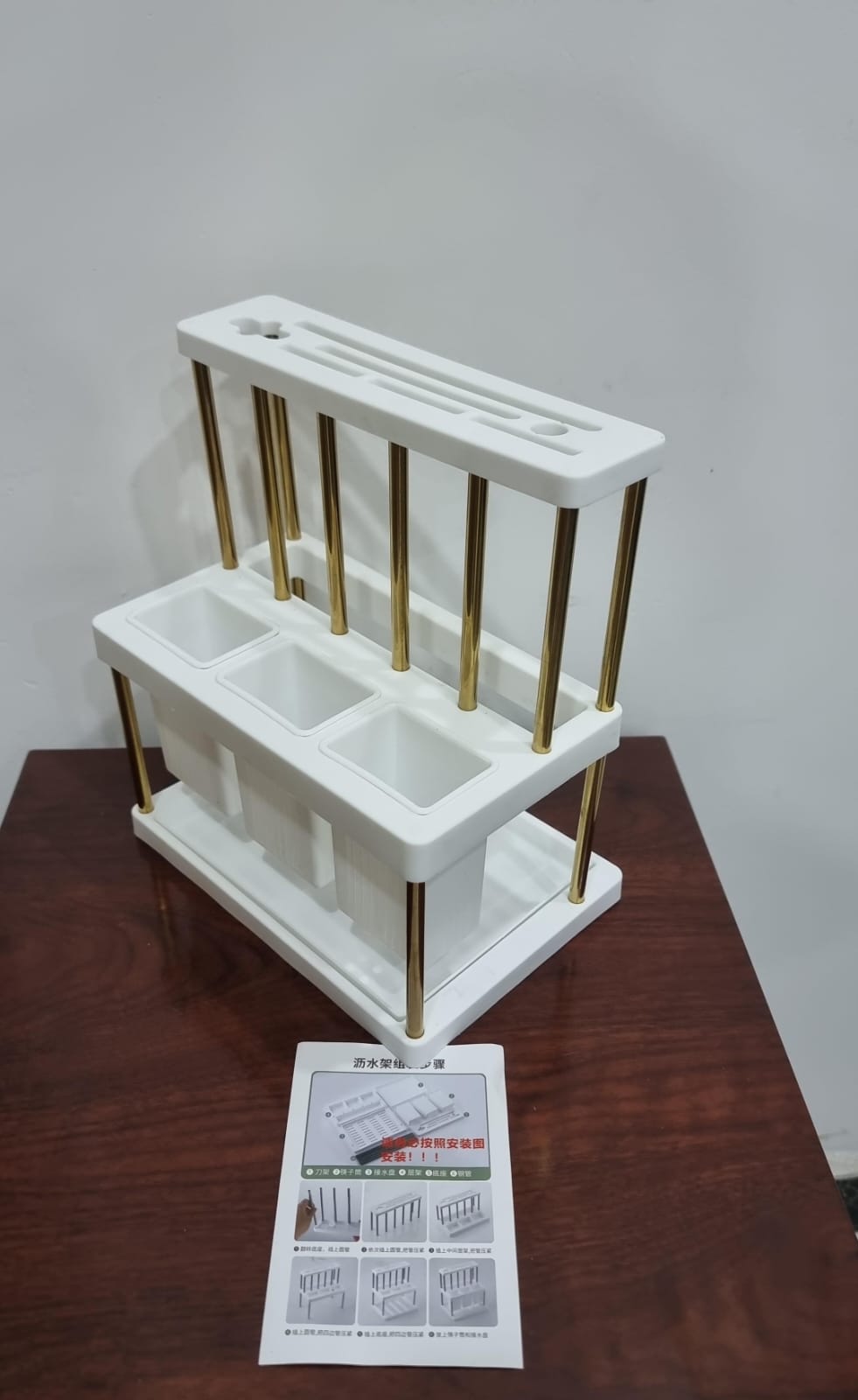 New arrival!! knives & Chopstick cage with 3 spoon slots Holder.