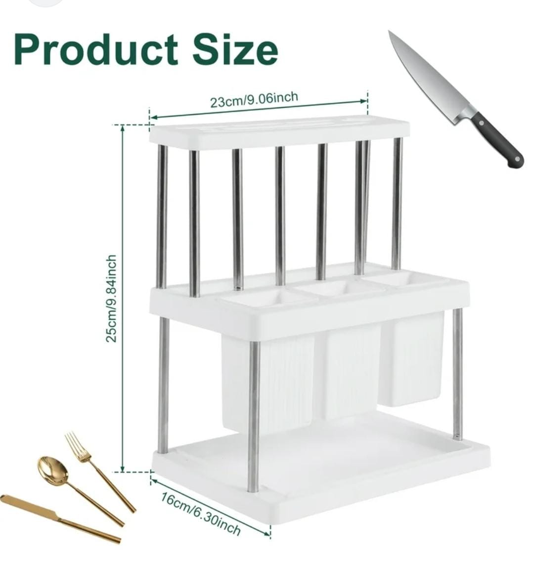 New arrival!! knives & Chopstick cage with 3 spoon slots Holder.