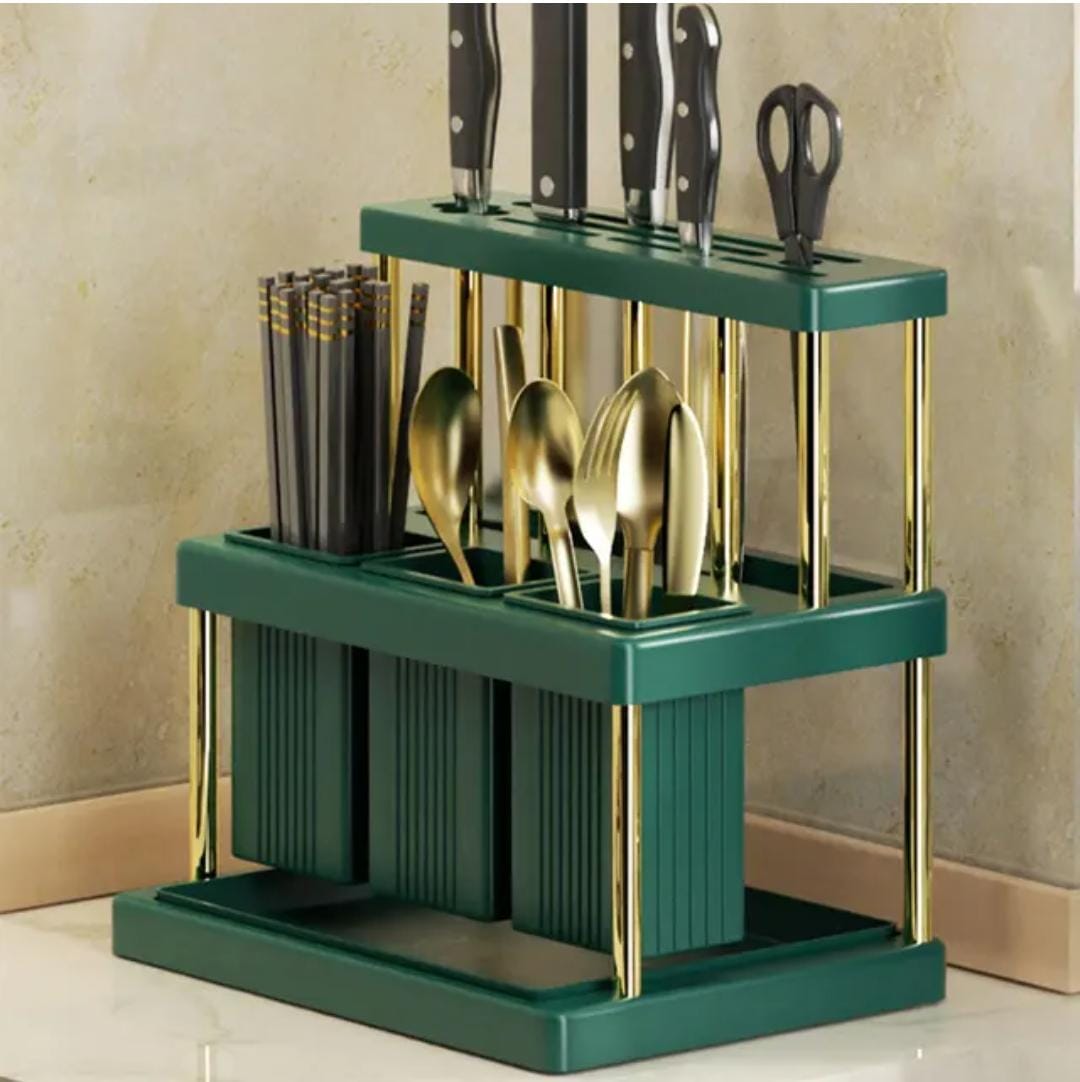 New arrival!! knives & Chopstick cage with 3 spoon slots Holder.