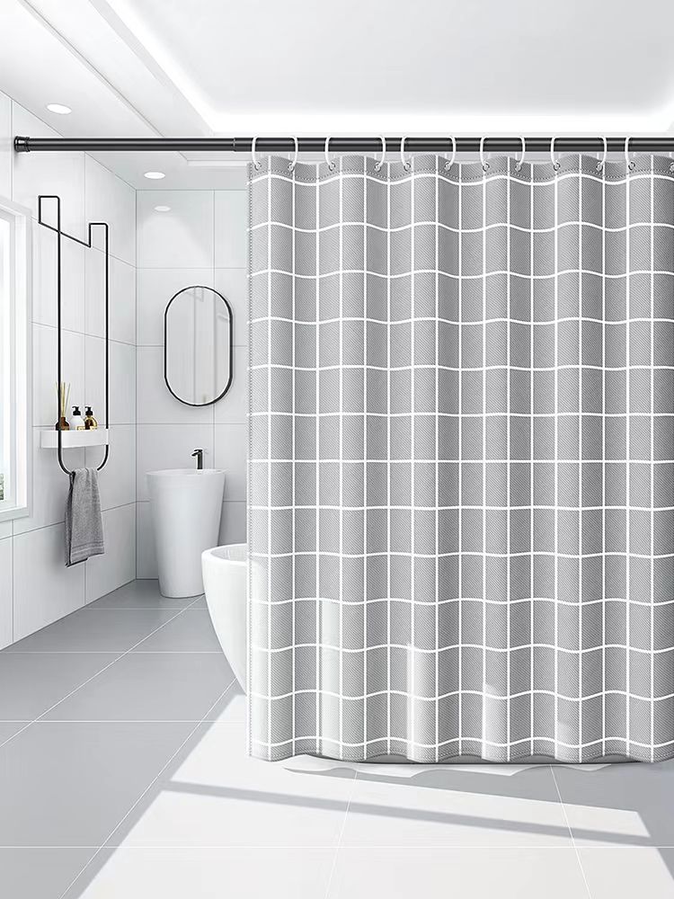 OFFER!!! OFFER!!!  1Pc High Quality Affordable Shower curtain 🚿 size (180 x 200cm)