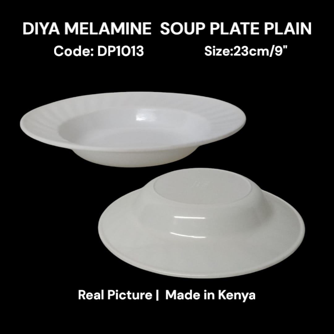 FLASH SALES!!! 12Pcs Classy Brand New Diya Melamine Soup Plate 23cm