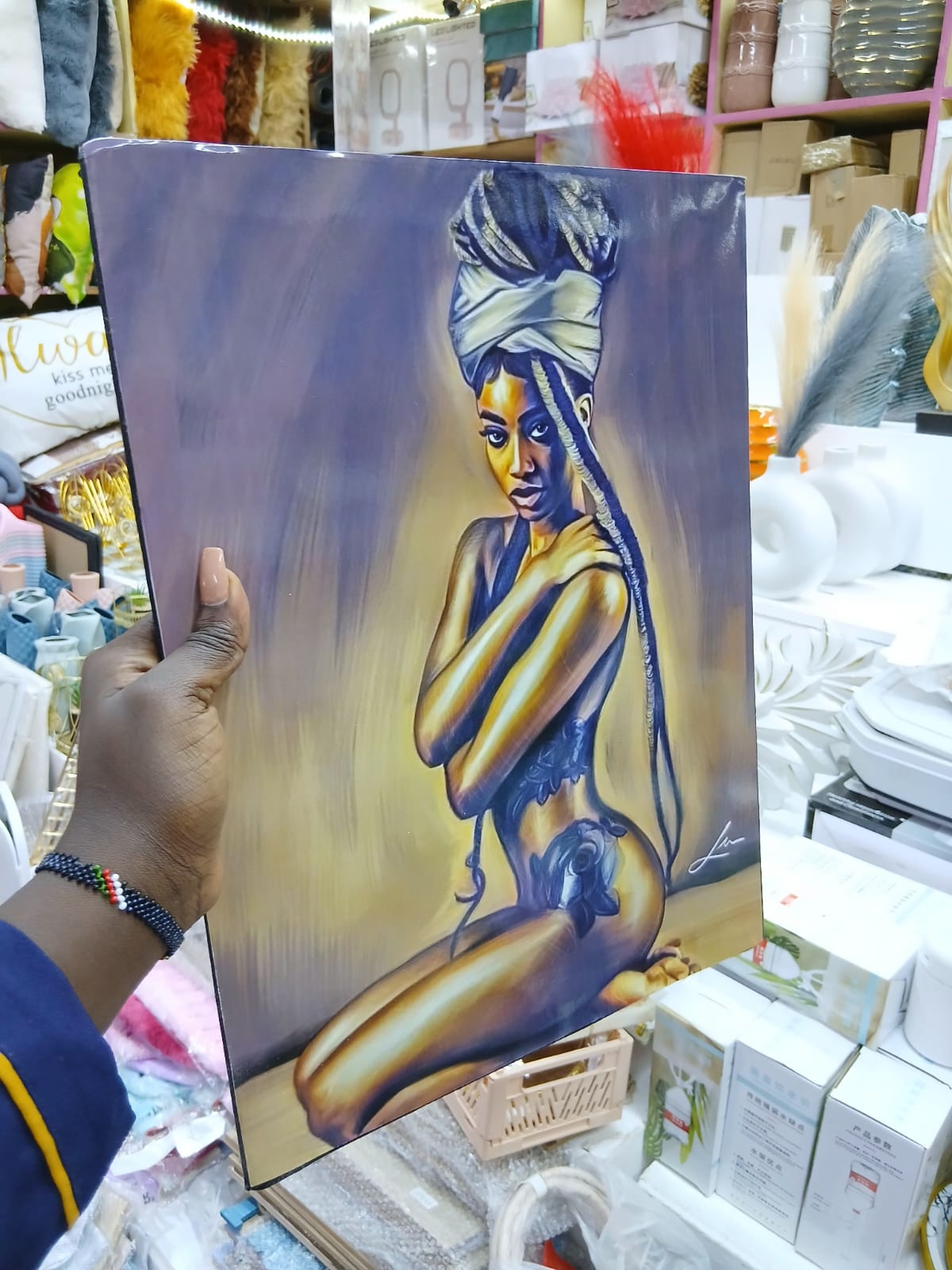 [ GRAB IT AT LOW PRICE+ ADDED OFFERS 🤩🤩✨ !!! ]  1Pc Brand New Stylish and Luxurious Fancy Portraits Exclusive and Enticing. Designed With Durability and Functionality