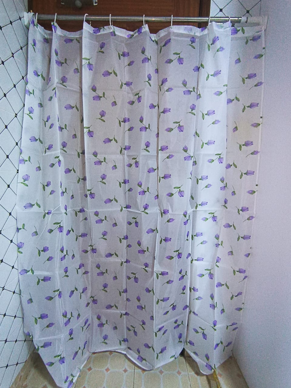 [🔥SPECIAL LIMITED OFFER🔥 🥑🌽ONLY AT KILIMALL !!! ]  1Pc Brand New Very Quality Stylish Flowered shower curtain at Affordable Price