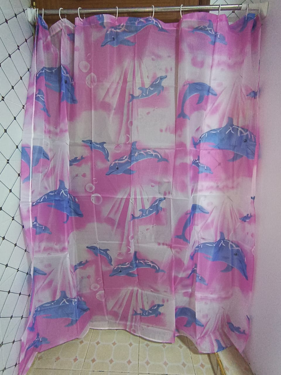 [🔥SPECIAL LIMITED OFFER🔥 🥑🌽ONLY AT KILIMALL !!! ]  1Pc Brand New Very Quality Stylish Flowered shower curtain at Affordable Price