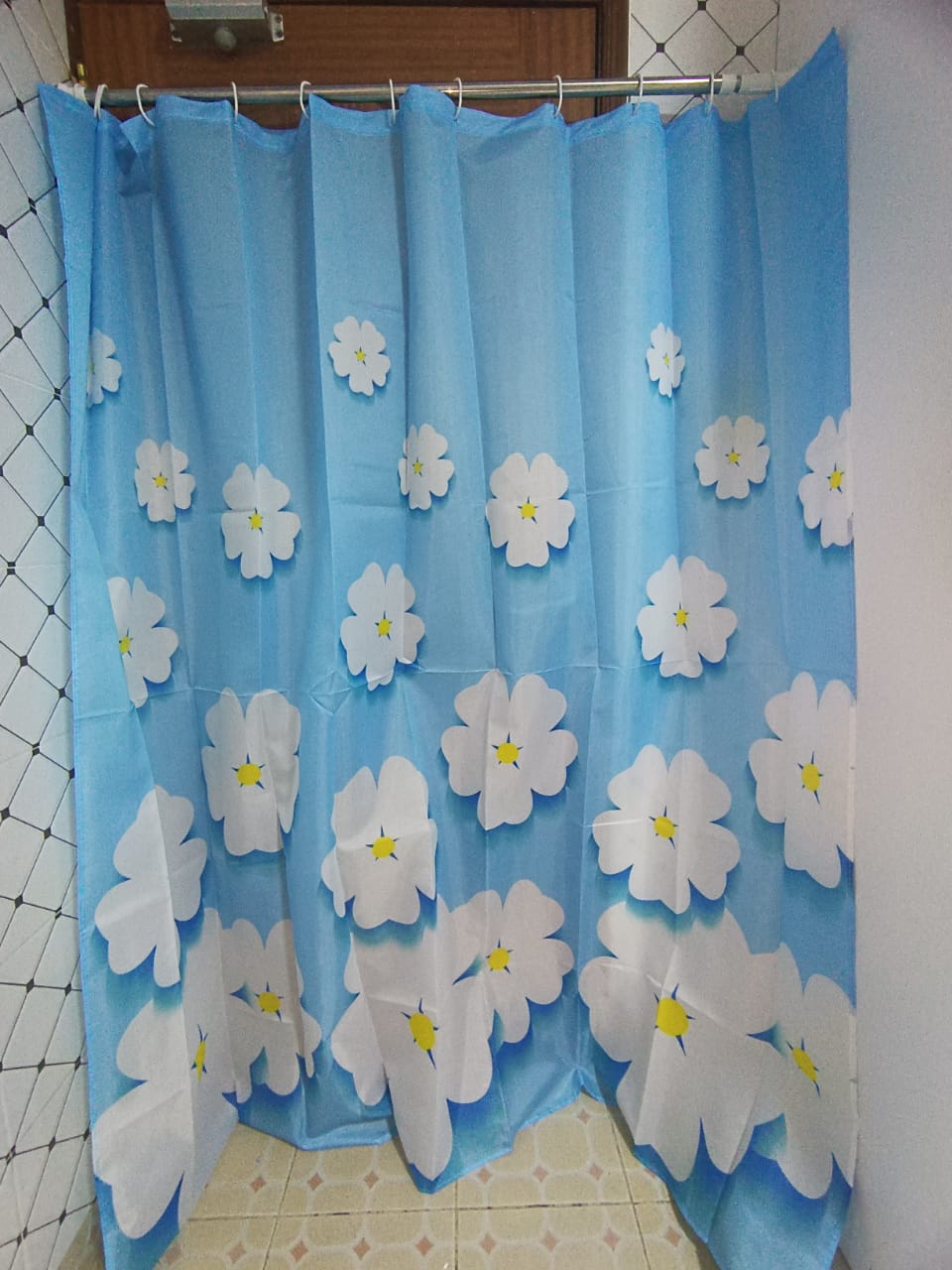 [🔥SPECIAL LIMITED OFFER🔥 🥑🌽ONLY AT KILIMALL !!! ]  1Pc Brand New Very Quality Stylish Flowered shower curtain at Affordable Price