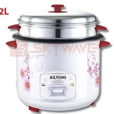 [ GRAB IT AT LOW PRICE+ ADDED OFFERS 🤩🤩✨ !!! ]  1Pc Classy Very Quality Durable RCX-22B01 AILYONS RICE COOKER 2 LITRES  ..Designed With Durability and Functionality ✔👌