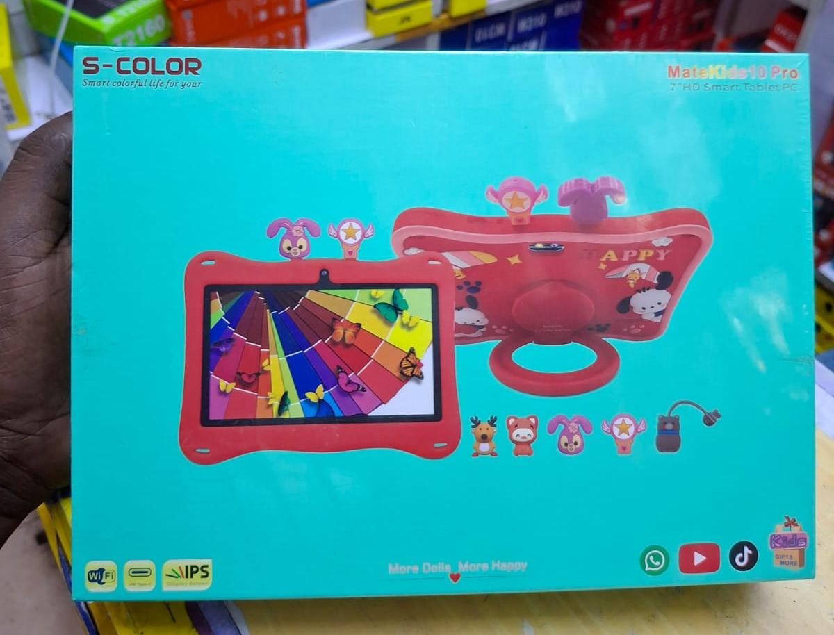 [ GRAB IT AT LOW PRICE+ ADDED OFFERS 🤩🤩✨ !!! ]  1Pc Brand New 7 inches Smart Kids Learning Tablets Connects to wifi,1024*600 Display, android 12, 6GB +128GB, battery 5000mAh tablets