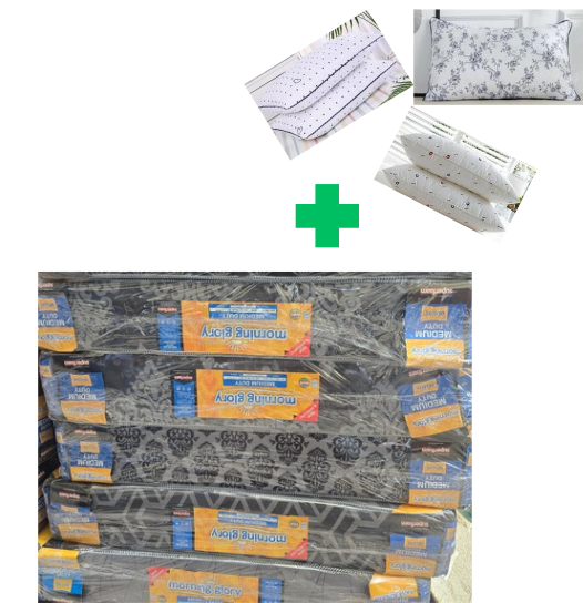 Catch the Kilimall Deal Wave! 🌊🔥 Single Size [ 6X 6 fts -8inches] Brand new Stylish and Luxurious Exclusive Medium density Quilted Mattress..That Comes with a Free Pair of Pillow
