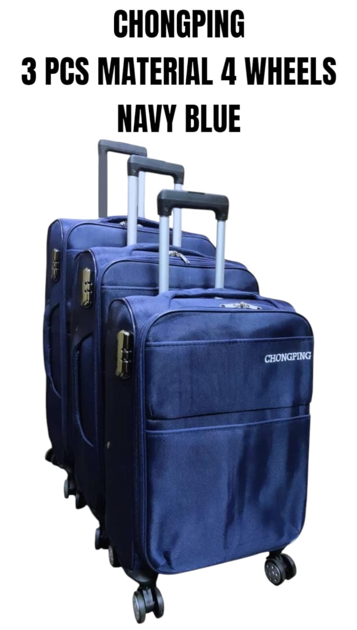 🎁 OFFER OFFER 🎁 - 3-Piece Chongping Luggage Set with 4 Wheels, Durable ABS Hard Plastic, Stylish, Lightweight & Affordable Travel Gear