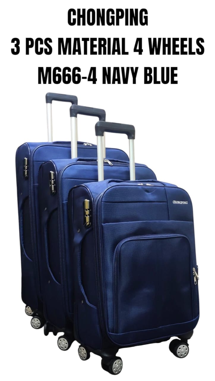 🔥 SPECIAL OFFER 🔥 - 3-Piece Chongpin Luggage Set with 4 Wheels, Durable ABS Hard Plastic, Stylish, Lightweight & Affordable Travel Gear