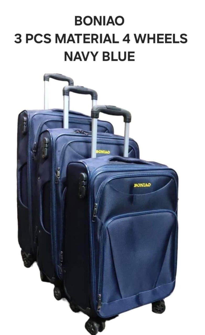🛒 LIMITED DEAL 🛒 - 3-Piece Boniao Luggage Set with 4 Wheels, Durable ABS Hard Plastic, Stylish, Lightweight & Affordable Travel Gear
