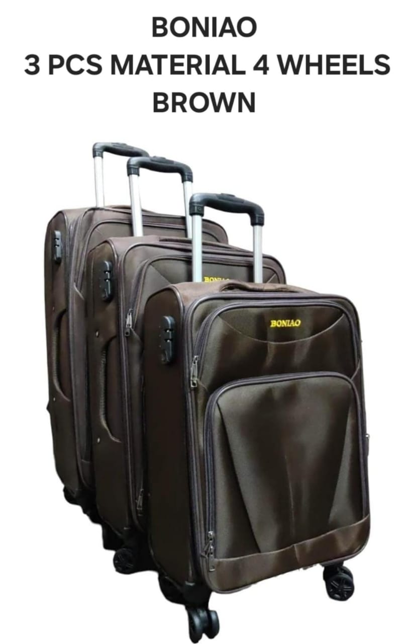🛒 LIMITED DEAL 🛒 - 3-Piece Boniao Luggage Set with 4 Wheels, Durable ABS Hard Plastic, Stylish, Lightweight & Affordable Travel Gear