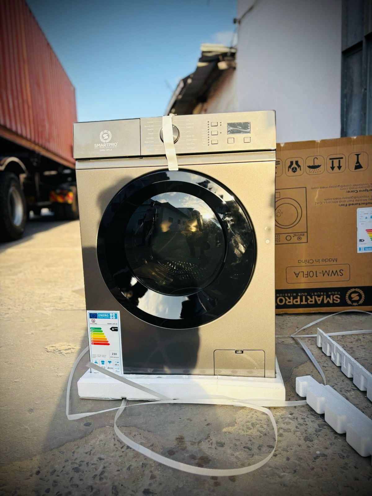 🧨🧨 MASSIVE OFFER 🧨🧨 - 1pc Smart Pro Front Load Washing Machine 8kg, Energy Saving, Quiet Spin, Smart Controls, Durable Build, Fast Wash 🚀🚀