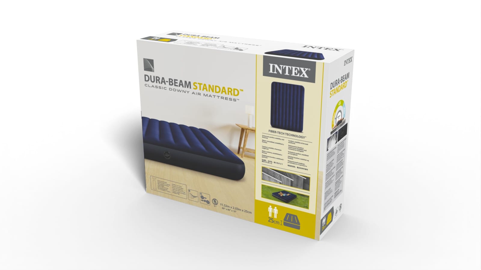 🔴 FINAL OFFER 🔴 - 1 pc Inflatable Mattress 6×6 ft - Comfortable, Durable, Portable & High-Quality Air Bed for Indoor & Outdoor Use