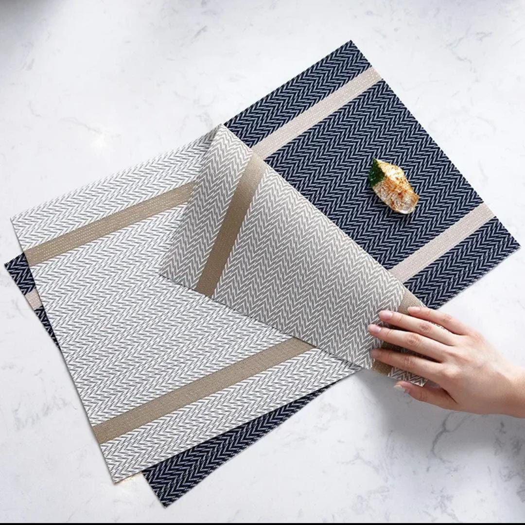 6pcs pvc table mats