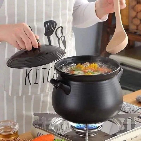 6 Litres Porcelain Casserole Cooking pot