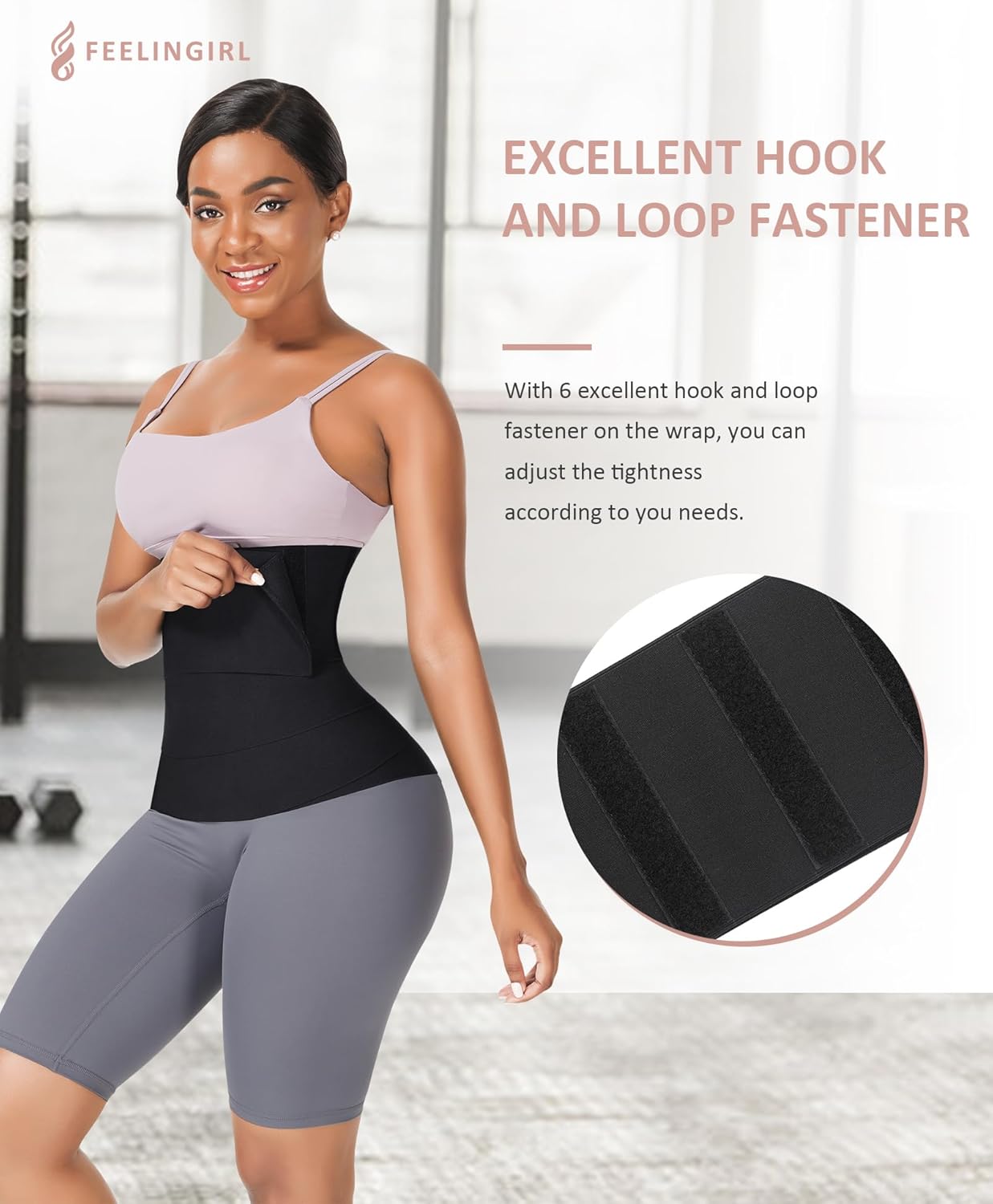 Waist Trainer for Women Bandage Wrap Sauna Belt Long Torso Tummy Wraps Belly Body Shaper Waist Trimmer Belt