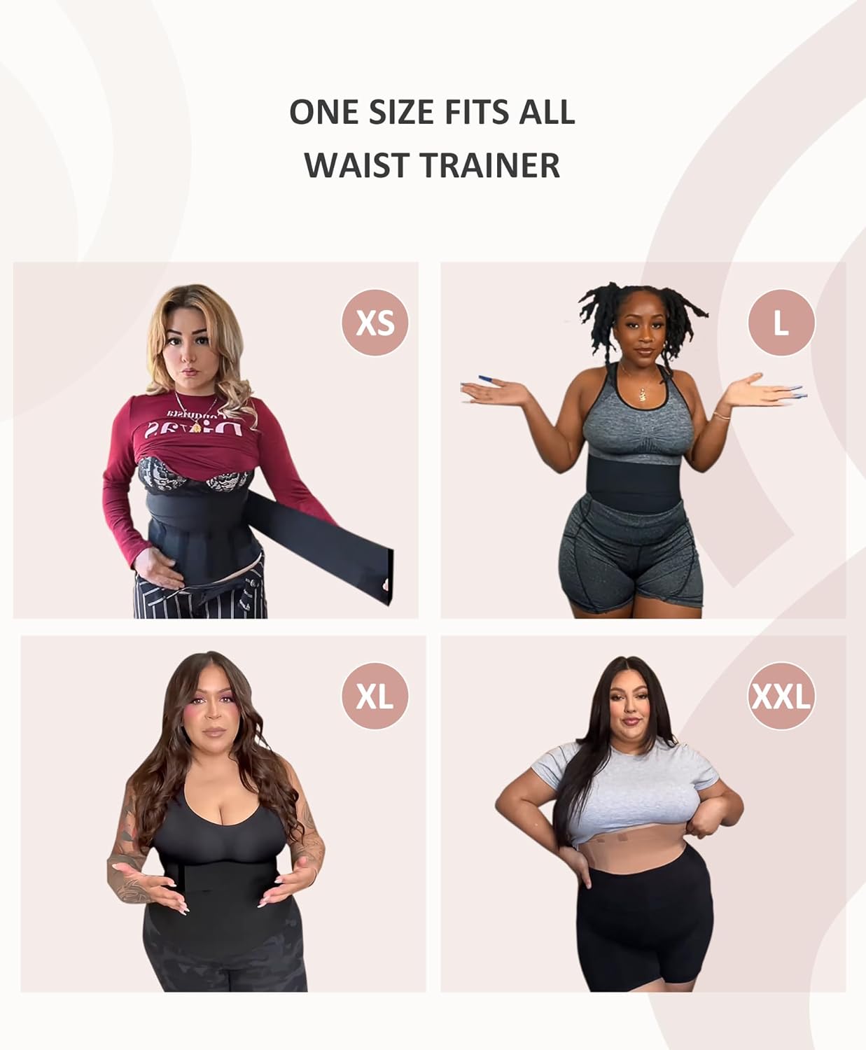 Waist Trainer for Women Bandage Wrap Sauna Belt Long Torso Tummy Wraps Belly Body Shaper Waist Trimmer Belt